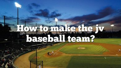 How to make the jv baseball team?