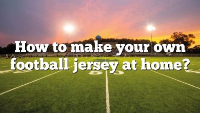 How to make your own football jersey at home?