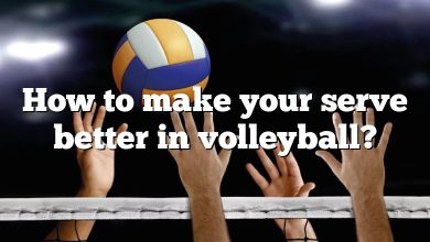 How to make your serve better in volleyball?