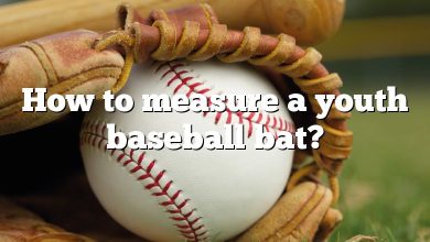 How to measure a youth baseball bat?