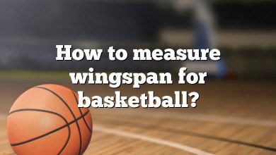 How to measure wingspan for basketball?