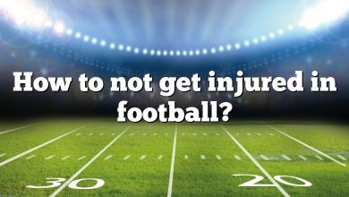 How to not get injured in football?