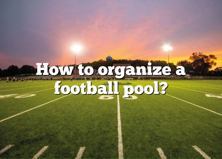 Football Pools - How to Organize, Set Up a Grid & Get Started