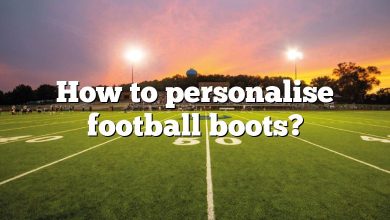 How to personalise football boots?