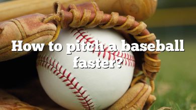 How to pitch a baseball faster?