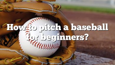 How to pitch a baseball for beginners?