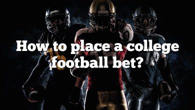 How to place a college football bet?