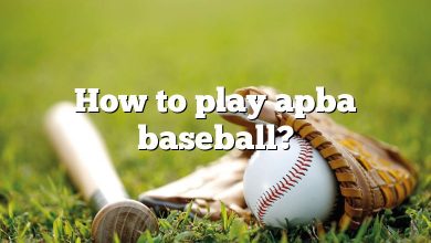 How to play apba baseball?