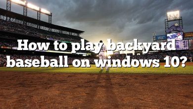 How to play backyard baseball on windows 10?
