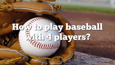 How to play baseball with 4 players?