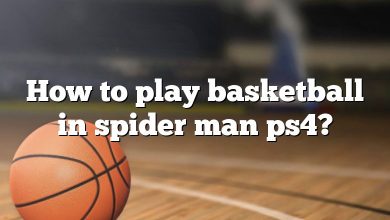 How to play basketball in spider man ps4?