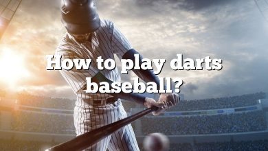 How to play darts baseball?