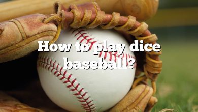 How to play dice baseball?