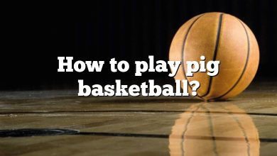 How to play pig basketball?