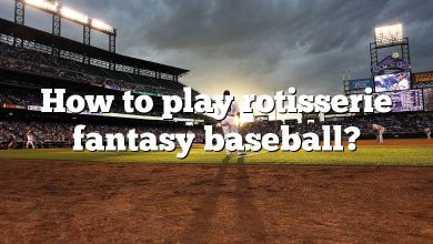 How to play rotisserie fantasy baseball?
