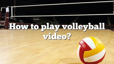 How to play volleyball video?