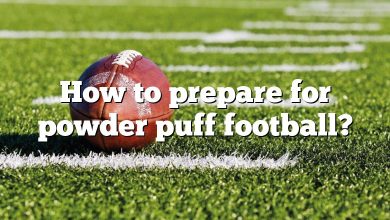 How to prepare for powder puff football?