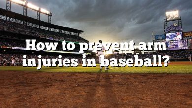 How to prevent arm injuries in baseball?