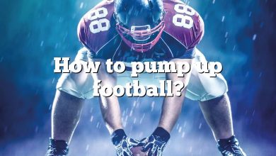 How to pump up football?