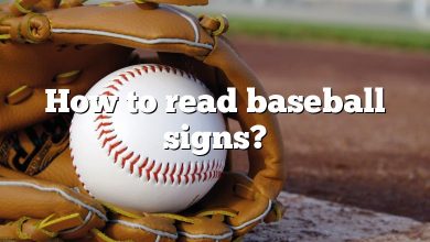 How to read baseball signs?