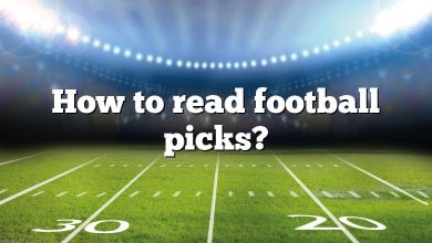 How to read football picks?