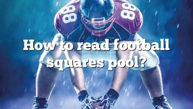 How to read football squares pool?