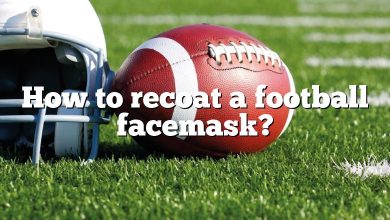 How to recoat a football facemask?