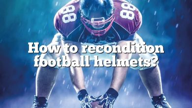 How to recondition football helmets?