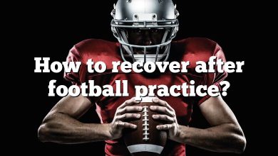 How to recover after football practice?