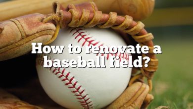 How to renovate a baseball field?