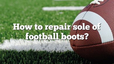 How to repair sole of football boots?