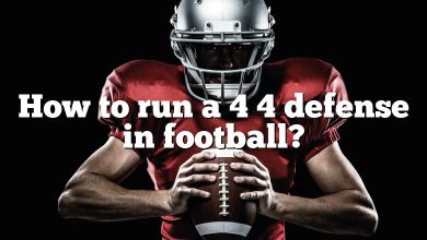 How to run a 4 4 defense in football?