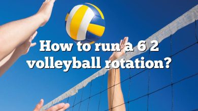 How to run a 6 2 volleyball rotation?
