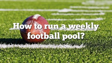 How to run a weekly football pool?