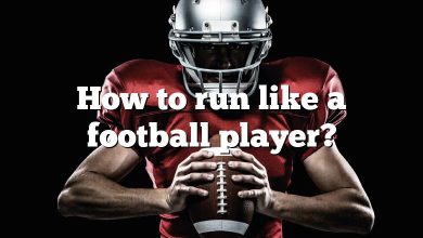 How to run like a football player?