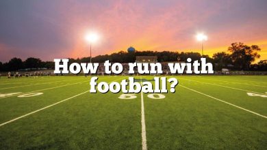 How to run with football?