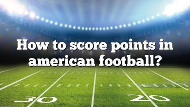 How to score points in american football?