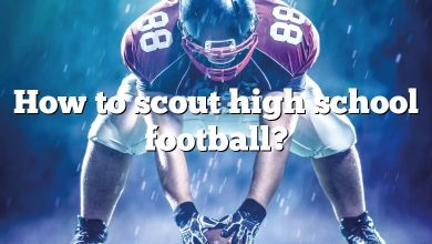 How to scout high school football?