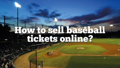 How to sell baseball tickets online?