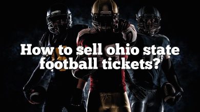 How to sell ohio state football tickets?