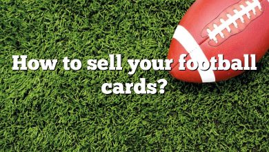 How to sell your football cards?