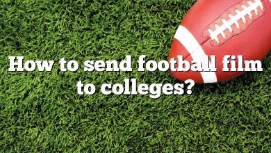 How to send football film to colleges?