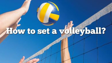 How to set a volleyball?