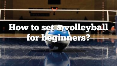 How to set a volleyball for beginners?