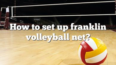 How to set up franklin volleyball net?