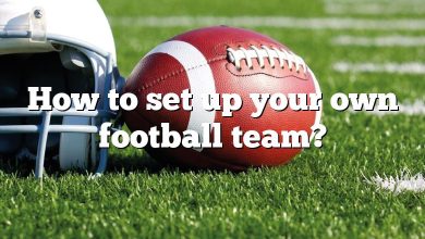 How to set up your own football team?