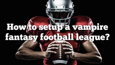 How to setup a vampire fantasy football league?