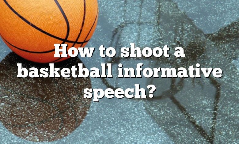 a speech on basketball