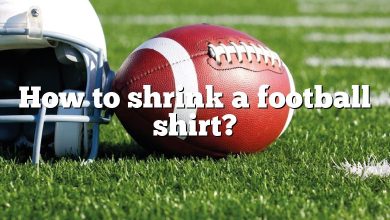 How to shrink a football shirt?