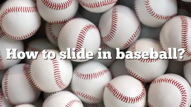 How to slide in baseball?